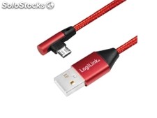 LogiLink usb 2.0 Stecker 2.0 zu usb-b (90° gewinkelt) 1,0m CU0150