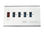 LogiLink USB 3.0 Hub 4 Port + 1x Schnell-Ladeport silber (UA0227) - 2
