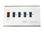 LogiLink USB 3.0 Hub 4 Port + 1x Schnell-Ladeport silber (UA0227) - Foto 5