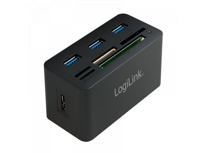 Logilink USB 3.0 Hub mit All-in-One Card Reader (CR0042)