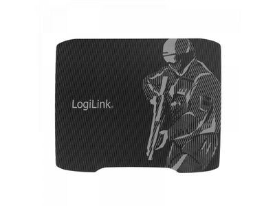 Logilink XL Gaming-Mauspad, 330 x 250 mm, schwarz mit Bedruckung (ID0135)