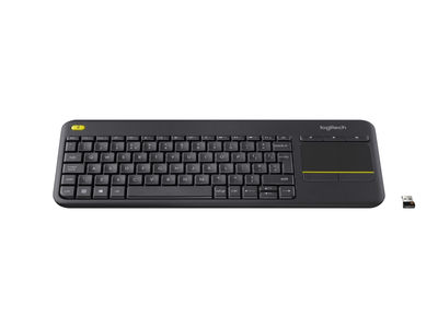 Logitech KB Wireless Touch Keyboard K400 Plus Black FR 920-007129