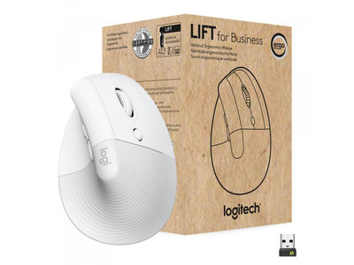 Logitech Lift Vertical Ergonomic Mouse Right-hand Wireless 910-006496