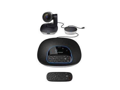 Logitech Webcam GROUP Kit für Videokonferenzen 960-001057