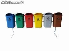 Logitek: Lixeiras coleta seletiva / papeleiras / cestos de lixo / contentores