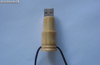 LOGO personnalisé en bois bambou usb flash drive usb 2.0 U disque memory stick - Photo 3