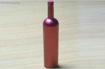 Logo Personnalisé usb flash drive métal bouteille de vin 2G pendrive prix usine - Photo 4