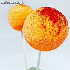 Lollipop efervescente para baño