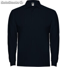Long sleeve estrella polo shirt s/3/4 navy blue ROPO66354055