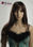 Long smooth brown wig with bangs - Foto 2