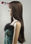 Longue perruque brune lisse avec frange - Photo 4
