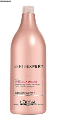 Loreal Champú de color vitamino color indicado cabello coloreado 1500 ml.