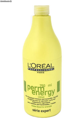 Loreal tratamiento vigorizante perm energy para cabello rizado 750 ml.