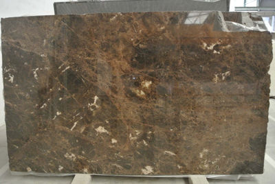 Losas de marmol marron Oscuro Pulido - Foto 3