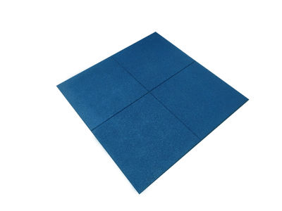 Loseta de caucho azul 100 x 100 x 2 cm