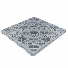 Loseta ventilada antihumedad para suelos, color Gris Aluminio - 30cmx30cm