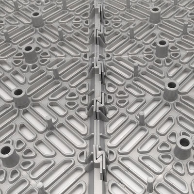 Loseta ventilada antihumedad para suelos, color Gris Aluminio - 30cmx30cm - Foto 5