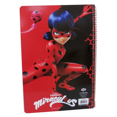 Lot 20 cahiers grand format A4 miraculous ladybug 31CM - Photo 2