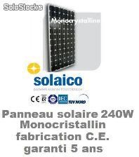 lot de 10 panneaux solaires de 260w 24v monocristallin Black contact