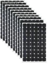 lot de 10 panneaux solaires de 270w 24v monocristallin garanti 10 ans