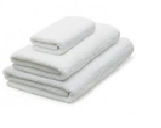 Lot de 3 serviettes blanches