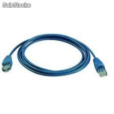 Lot de 5 cordons rj45 - cat. 3 utp 1m (1 paire)