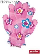 Lot de 6 gants- Flower- Pas cher- discount-promo-jardinage.