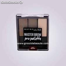 Lot Palettes Sourcils Master Brow Gemey blister - 12 pièces