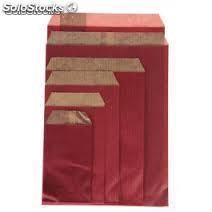 Lote 1000 envelopes de cor vermelho para loja impressos tamanho 11x32 cms.