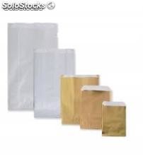 Lote 1000 envelopes de papel para presente em cor prata impressos 21x38 cms