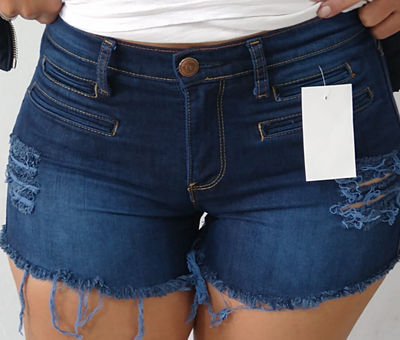 Lote 52 Shorts Curto Jeans Feminino