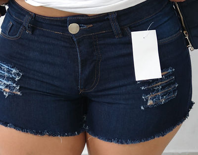 Lote 52 Shorts Curto Jeans Feminino - Foto 4