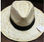 Lote de 10 sombreros estilo panameño con cinta negra ideal para regalar en bodas - 1