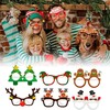 Lote de 9 gafas de cartón navidad