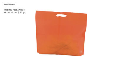 Lote de bolsas compra color naranja-oferta