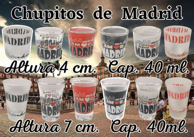 Lote de Chupitos cristal trans. de Madrid 4c. Liquidación - Foto 4