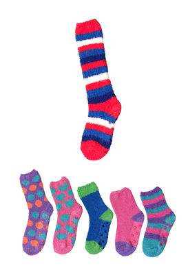 Lote de finos y suaves calcetines infantiles varios diseños y colores