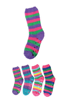 Lote de finos y suaves calcetines para dama, varios colores