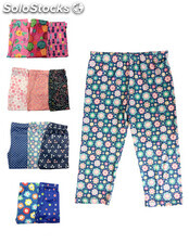 Lote de leggins para niñas con diseños exclusivos en varios colores y estampados