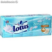 Lotus Mouchoirs Sensitive : le paquet de 15 étuis