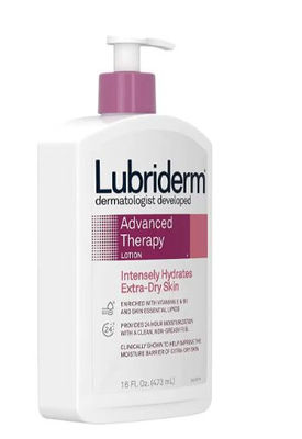 Lubriderm Advanced Therapy Fragrance-Free Moisturizing Lotion with Vitamins E - Foto 2