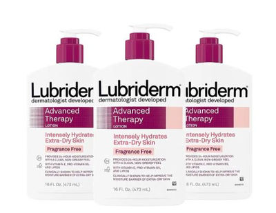 Lubriderm Advanced Therapy Fragrance-Free Moisturizing Lotion with Vitamins E - Foto 3
