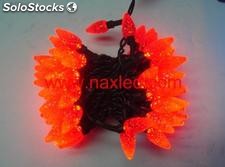 Luces de navidad y fiestas led string light ip65 waterproof strawberry