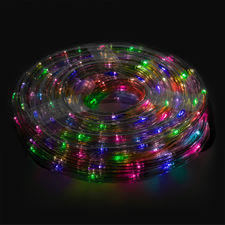 Luces Navidad Tubo Luz Multicolor 240 LEDs Uso Exteriores / Interiores