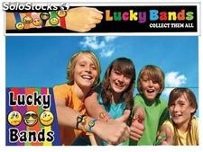 Lucky Bands em silicone com smiles