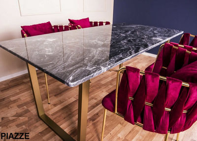 luksusowe stoły z blatem marmurowym piazze - Zdjęcie 2