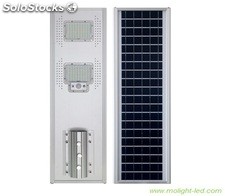 Luminaria Alumbrado Publico 100W Panel Solar Cuerpo Alumino Todo En Uno