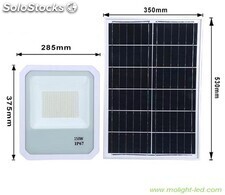 Luminaria Alumbrado Publico LED Solar Proyector Farola LED 150W Reflector Solar