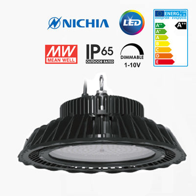 Luminaria LED EVO high-bay 150W. Rendimiento 130Lm/w_Driver Meanwell Dimmable.