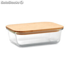 Lunchbox en verre et bambou transparent MIMO9962-22